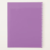 Notary Dark Lila | Planer (Rückseite)