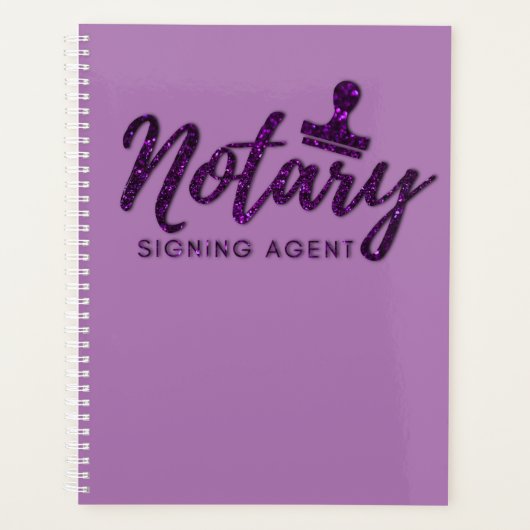 Notary Dark Lila | Planer (Vorderseite)
