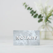 *~* NOTARY FOTO Fett MARBLE Signierung Agent Visitenkarte (Stehend Vorderseite)