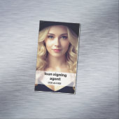 🖋️ Notary Instagram QR Magnetische Visitenkarte (Beispiel)