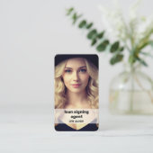 🖋️ Notary Instagram QR Visitenkarte (Stehend Vorderseite)