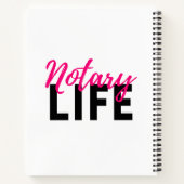 Notary Life SpiralNotebook Notizblock (Rückseite)