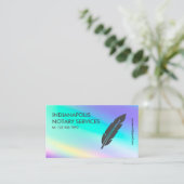 Notary Loan Agent Visitenkarte (Stehend Vorderseite)