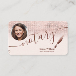 Notary Loan Signature Agent Moderne Add your Foto Visitenkarte