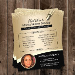 Notary Loan Signing Agent Black & Gold Foto Flyer<br><div class="desc">Notarkredit Signing Agent Black & Gold Foto Flyer.</div>