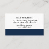 Notary Loan Signing Agent Nib Gold Visitenkarte (Rückseite)