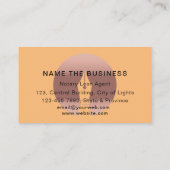 Notary Loan Signing Agent Rose Gold Attorney Bu Visitenkarte (Rückseite)