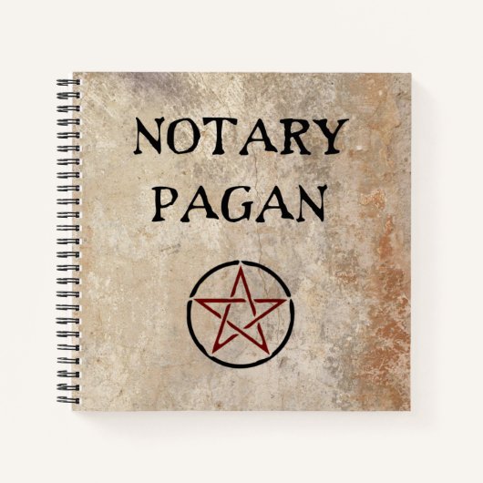 Notary Pagan Notizblock (Vorderseite)