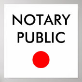 NOTARY POSTER (Vorne)