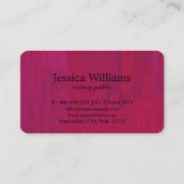 Notary Public Elegante Script Schlicht Business Ca Visitenkarte (Rückseite)