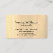 Notary Public Elegante Script Schlicht Business Ca Visitenkarte (Rückseite)