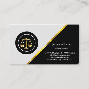 Notary Public Elegante Script Schlicht Business Ca Visitenkarte