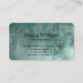 Notary Public Elegante Script Schlicht Business Ca Visitenkarte (Rückseite)