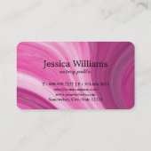 Notary Public Elegante Script Schlicht Visitenkarte (Rückseite)