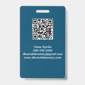 Notary Public ID Abzeichen Ausweis (Rückseite)