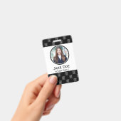 Notary Public ID Abzeichen mit QR Ausweis (Handheld)