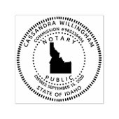 Notary Public Idaho Permastempel (Design)