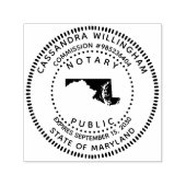 Notary Public Maryland Permastempel (Design)