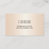 Notary Public Minimalistisch Script Signature Ivor Visitenkarte (Rückseite)