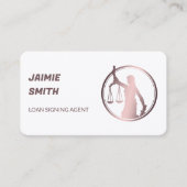 Notary Public QR Business Card Visitenkarte (Vorderseite)