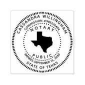 Notary Public Texas Permastempel (Design)