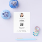 Notary Signage Agent Feather Quill Logo Foto Flyer (Einzeln)