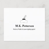 Notarzter Agent für öffentliche Darlehensunterzeic Flyer (Vorne)