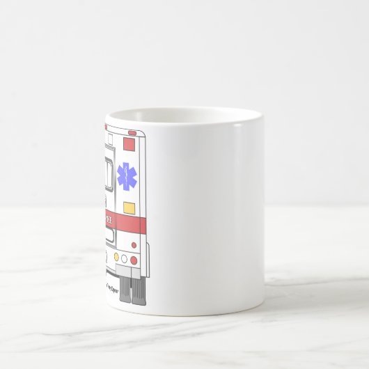 Notärztliche Bemühungs-Krankenwagen (EMS) - Tassen (Mittel)