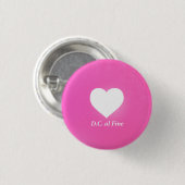 Notation zur Herzmusik Liebe: D.C. al Fine Button (Vorne & Hinten)