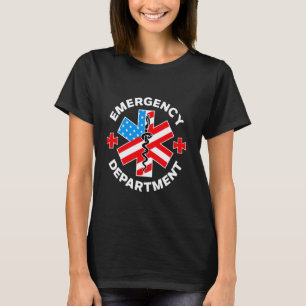 Notaufnahme 4. Juli USA Notfall Raum T-Shirt