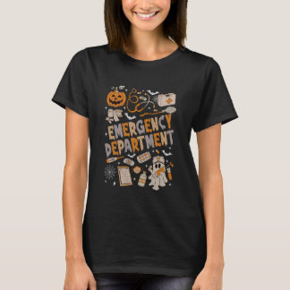 Notaufnahme Halloween Notfallstation Pflegerin T-Shirt