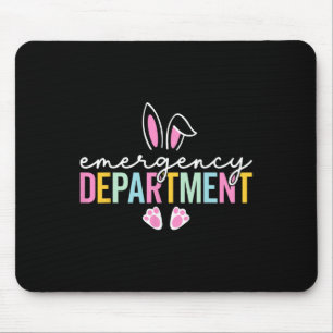 Notaufnahme-Häschen Notfallstation Er Krankenschwe Mousepad