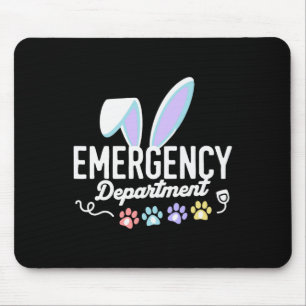 Notaufnahme-Ostern Er-Nurse Lustige Ed-Krankenschw Mousepad