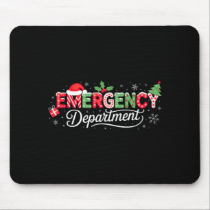 Notaufnahme-Weihnachtsmann Er Mousepad
