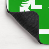 Notausgang Mousepad (Ecke)