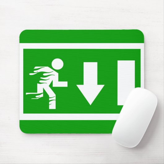 Notausgang Mousepad (Mit Mouse)