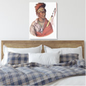 Notchimin oder No Heart, ein Iowa-Chef Leinwanddruck (Insitu (Schlafzimmer))