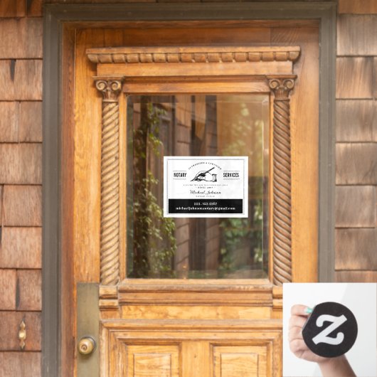 Notdienste Berufliche Vintage Anwendung Fensteraufkleber (Haustür)