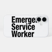 Notdienstmitarbeiter iPhone 16 Hülle (Rückseite (Horizontal))