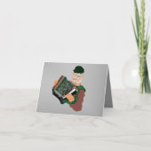 Note Card: Accordion Player (Vorderseite)