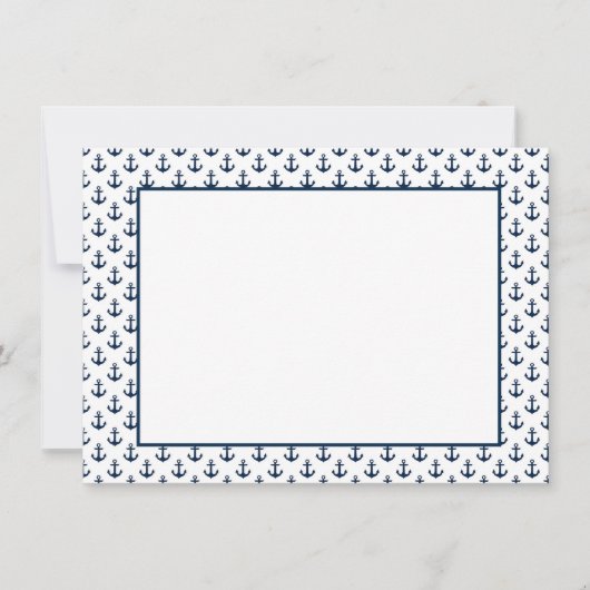 Note Card Anchor Mitteilungskarte (Vorderseite)