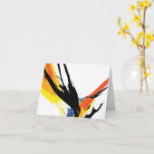 Note Card_Bird of Paradise Art Karte (Gelbe Blume)