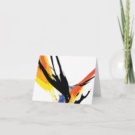 Note Card_Bird of Paradise Art Karte (Vorderseite)
