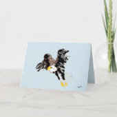 Note Card Blank: BALD AMERICAN EAGFL Karte (Vorderseite)