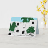 Note Card Blank in /Paleokastro Kloster Karte (Gelbe Blume)