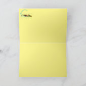 Note Card : Blank in Piano Violine mit Rose Karte (Innenseite)
