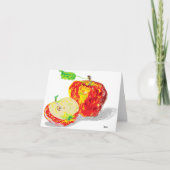 Note Card Blank inside /Äpfel Karte (Vorderseite)