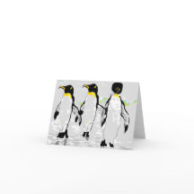 Note Card Blank Inside Pinguin