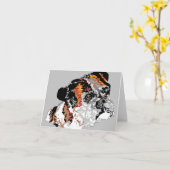 Note Card/Boxer Karte (Gelbe Blume)