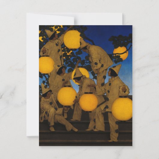 Note Card by Maxfield Parrish Mitteilungskarte (Rückseite)